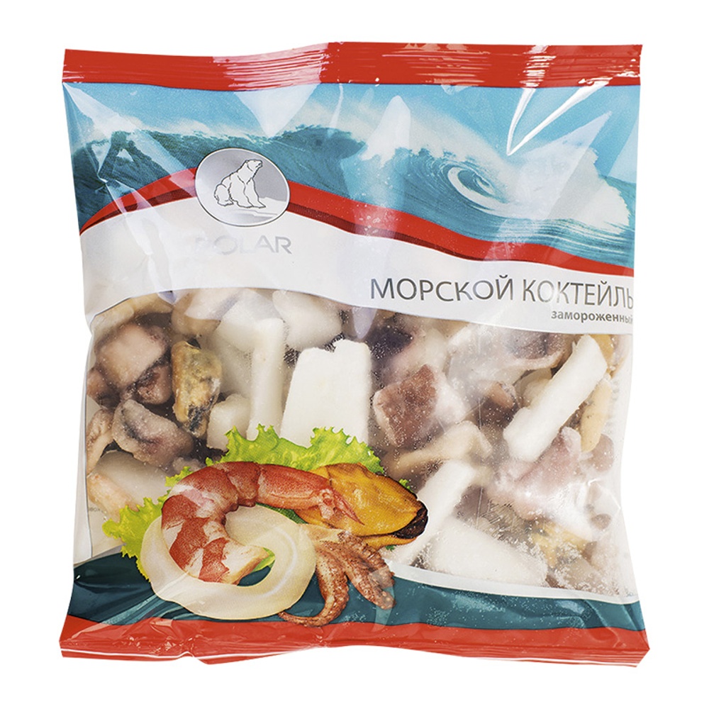 Коктейль морской Полар свежемороженный 500г