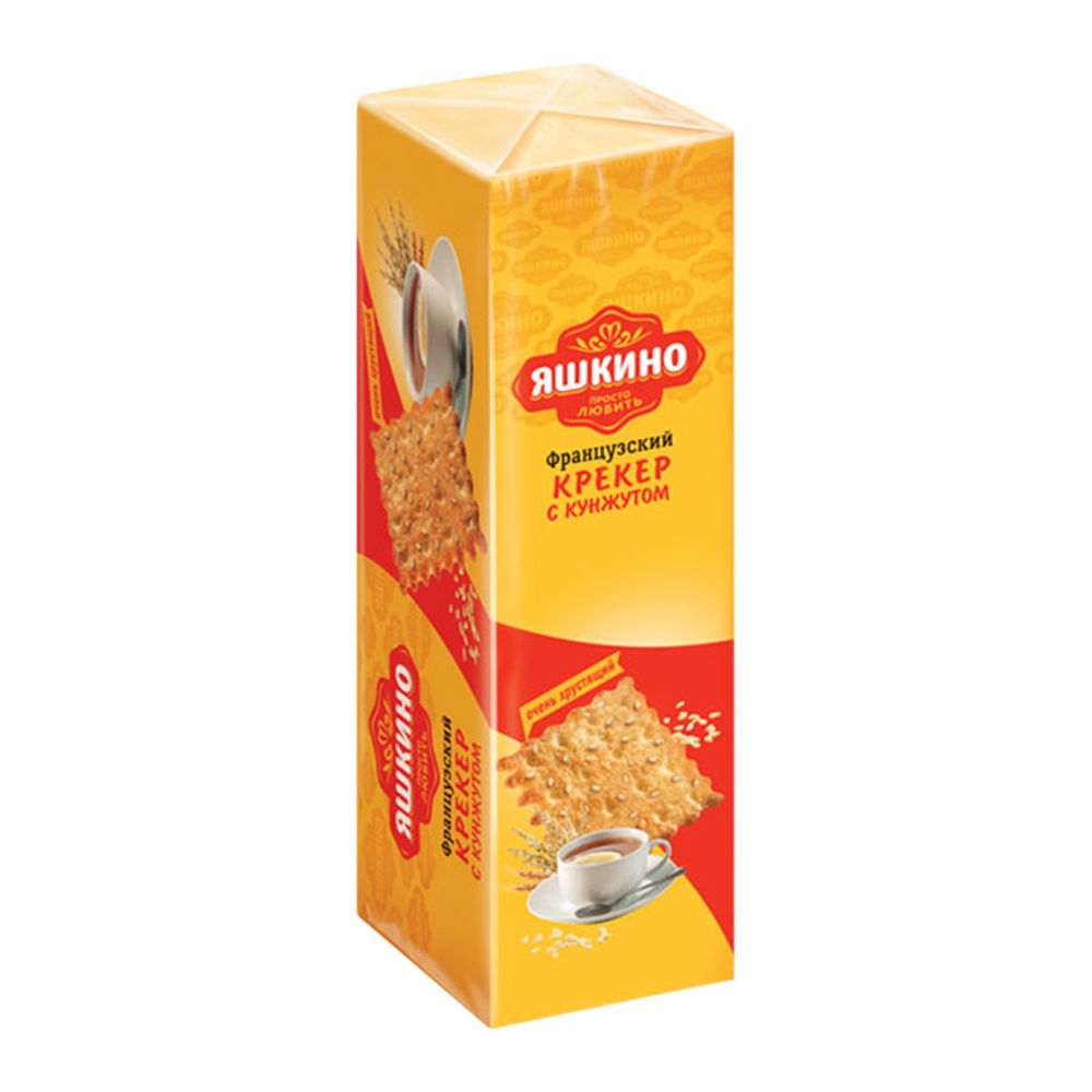 Крекер Яшкино Французский с кунжутом 185г