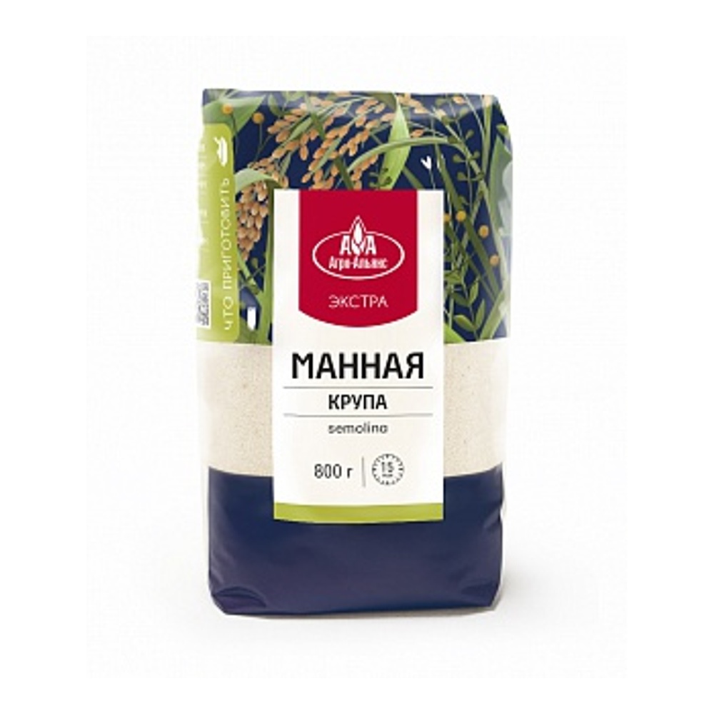 Крупа Агроальянс Манная Элитная 800г