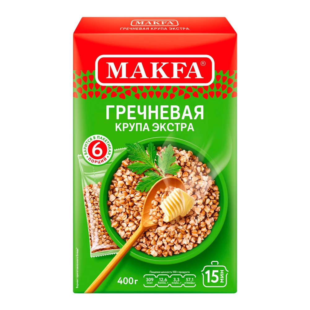 Крупа Макфа Гречка ядрица 80г*5