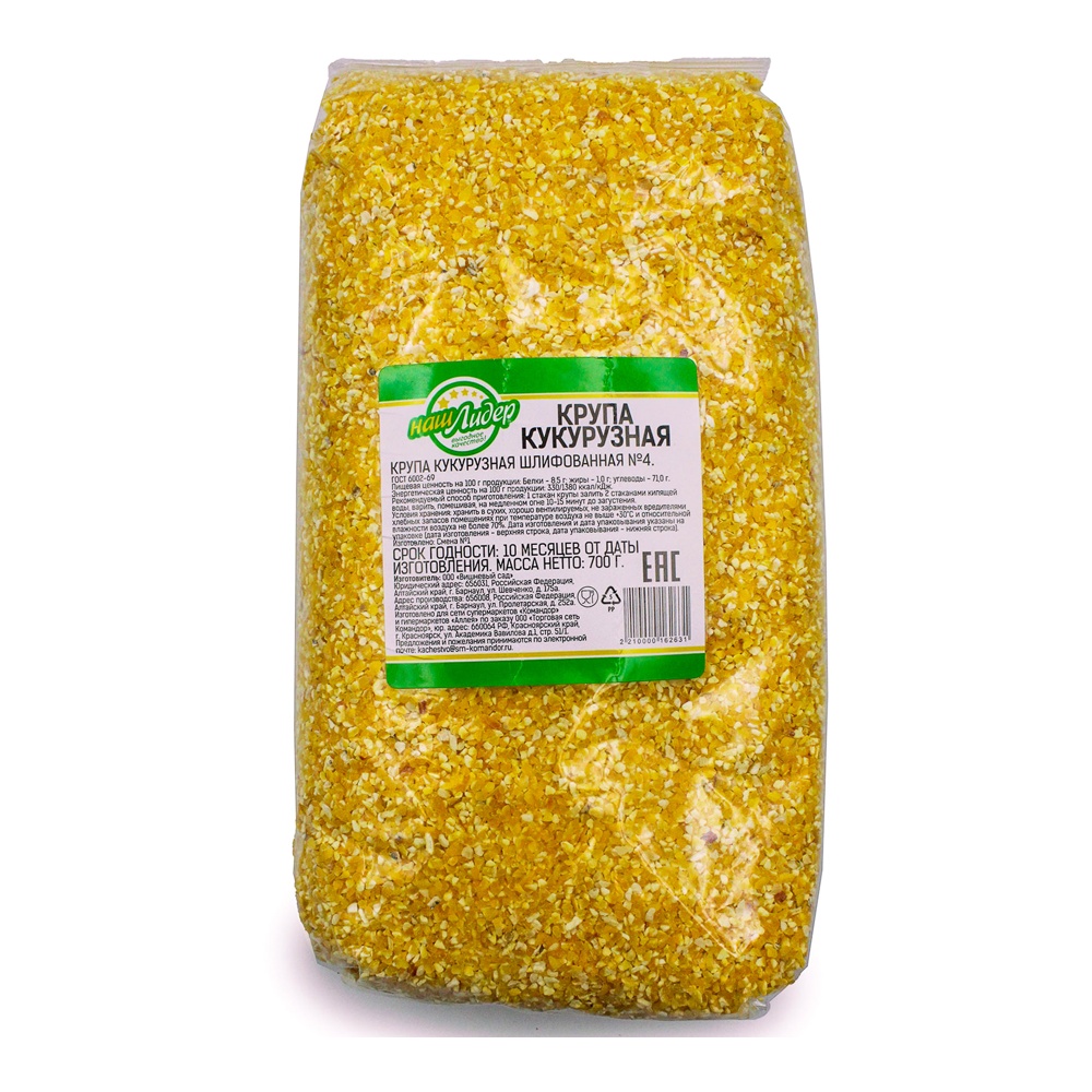 Крупа Наш Лидер Кукурузная 700г