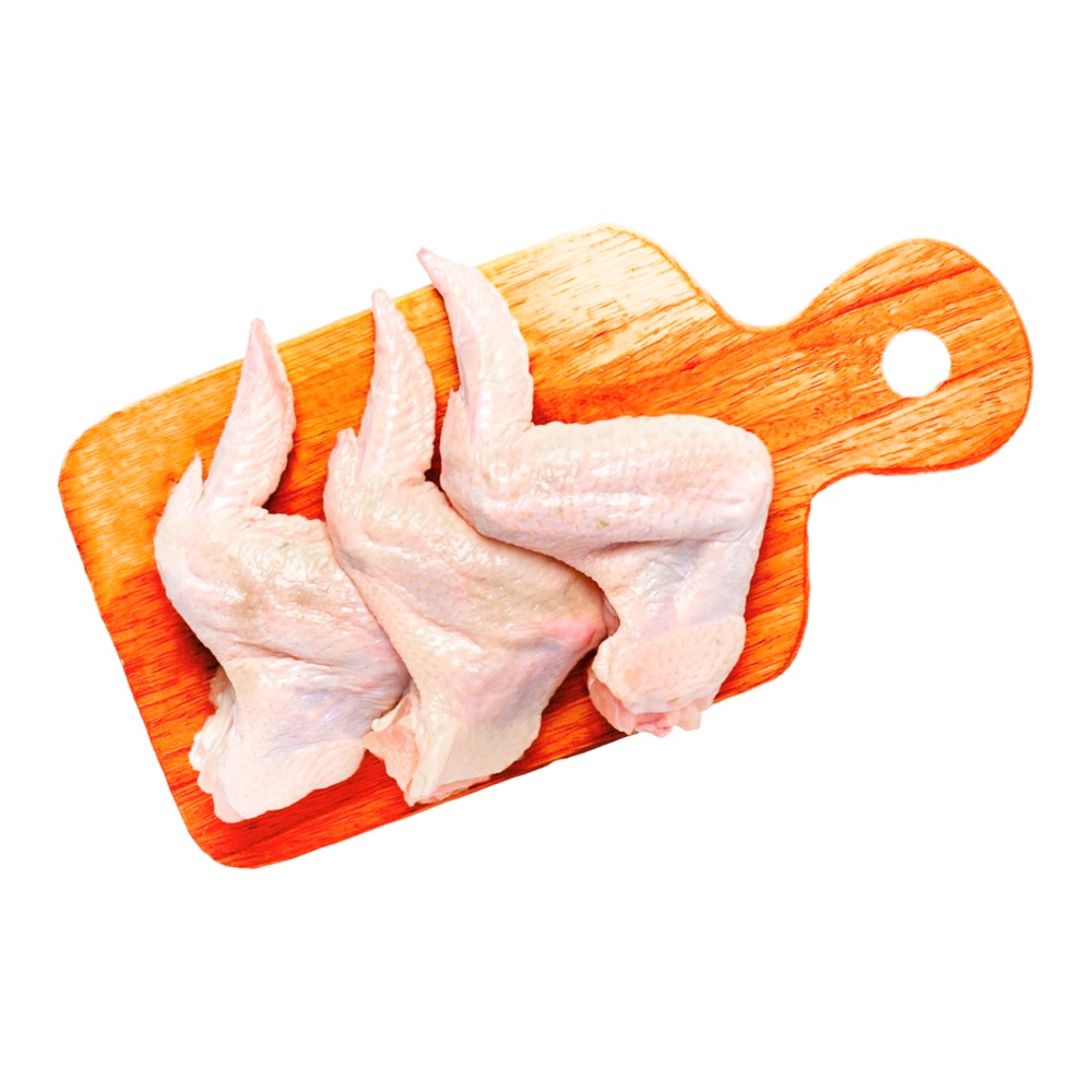 Крыло цыпленка-бройлера охлажденное 800г Енисейский бройлер, подложка