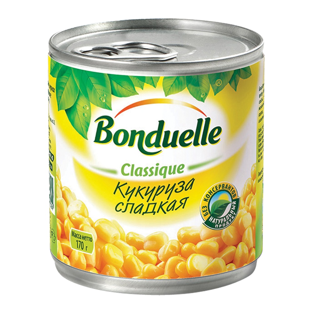 Кукуруза Бондюэль сладкая 170г  ключ