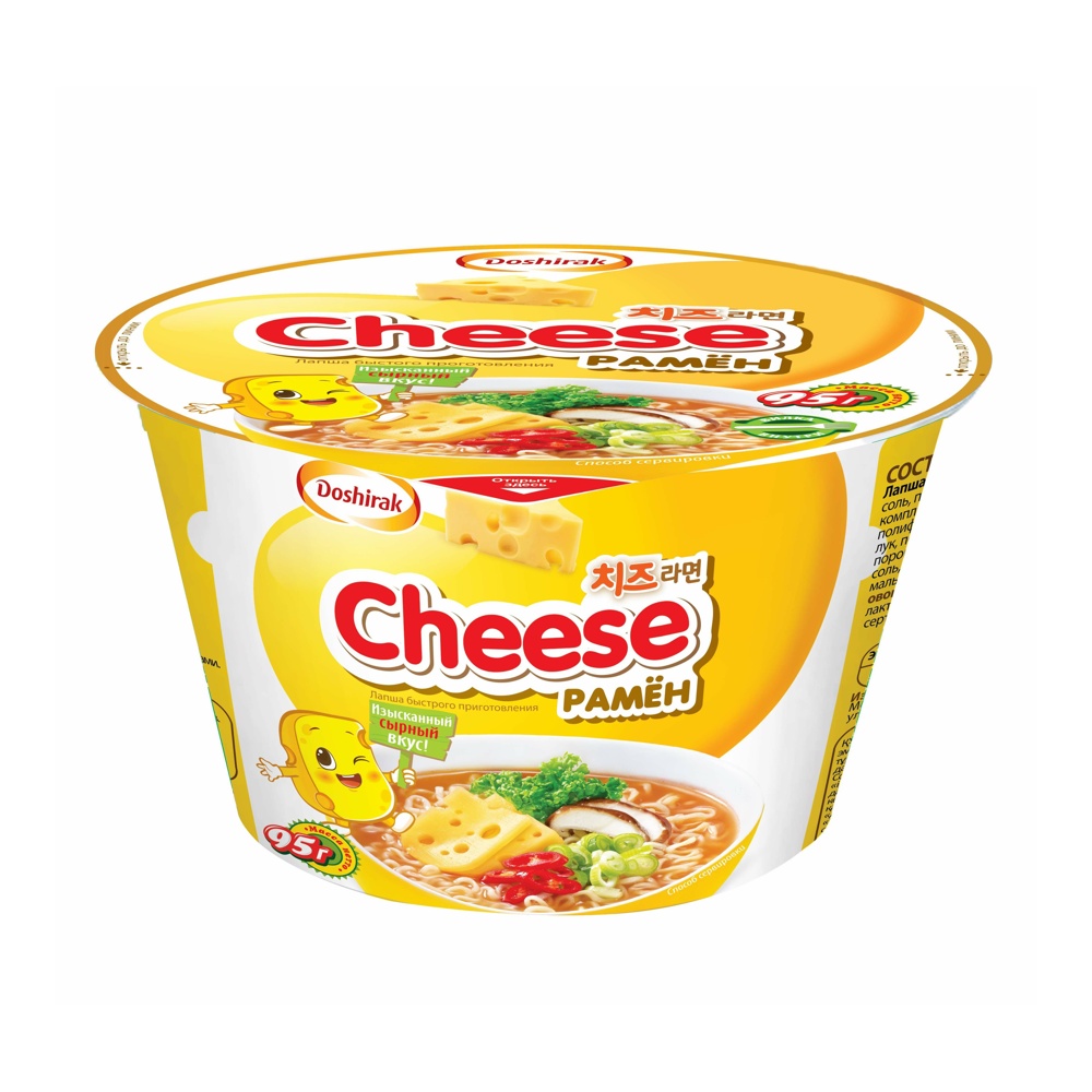 Лапша Доширак Чиз Рамен с сыром 95г