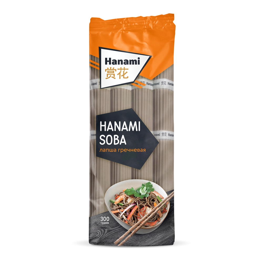 Лапша Ханами Соба гречневая 300г