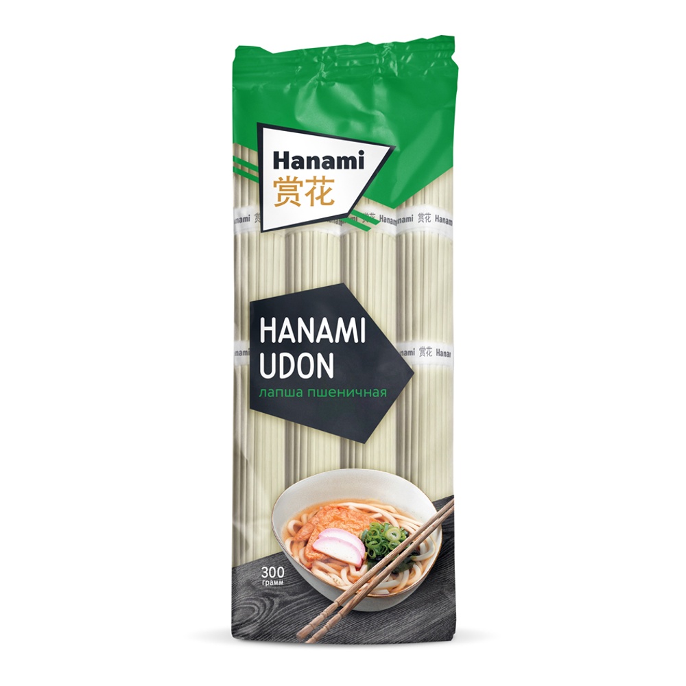 Лапша Ханами Удон пшеничная 300г