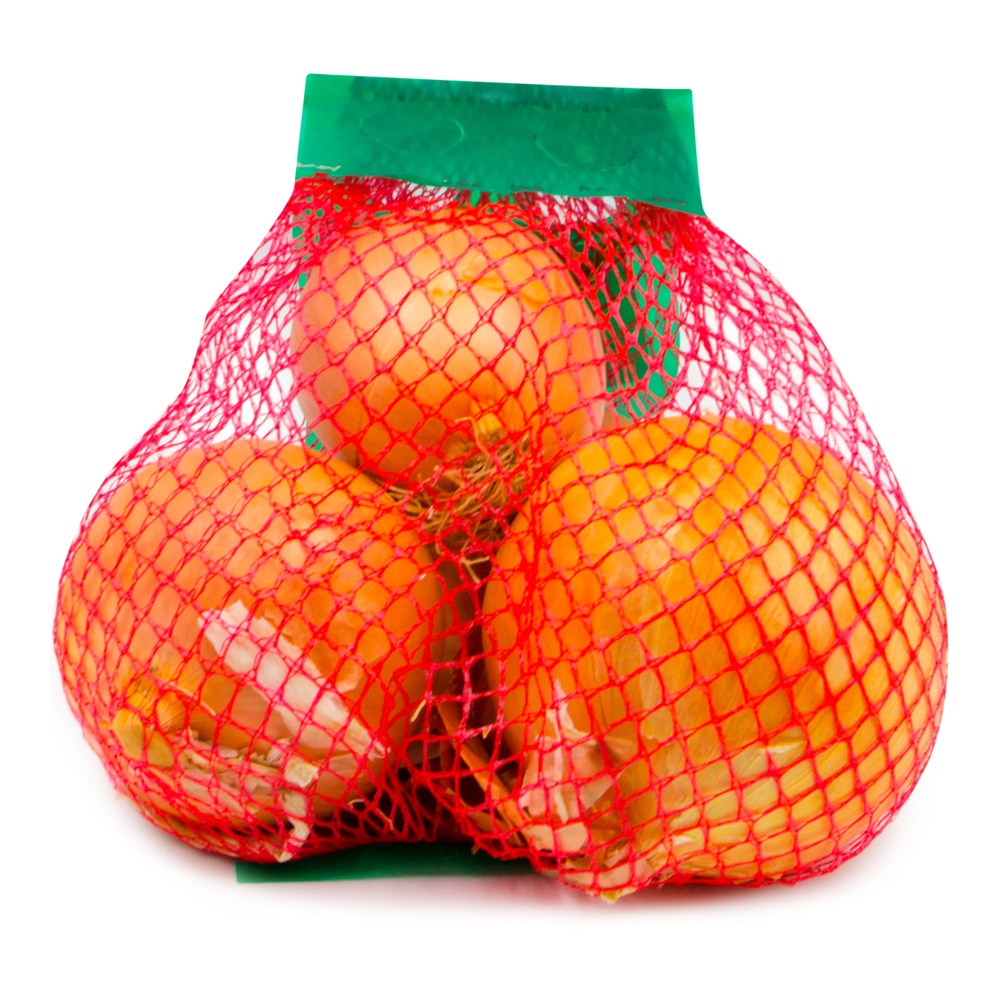 Лук репчатый фасованный в сетку 1000г Наш Лидер