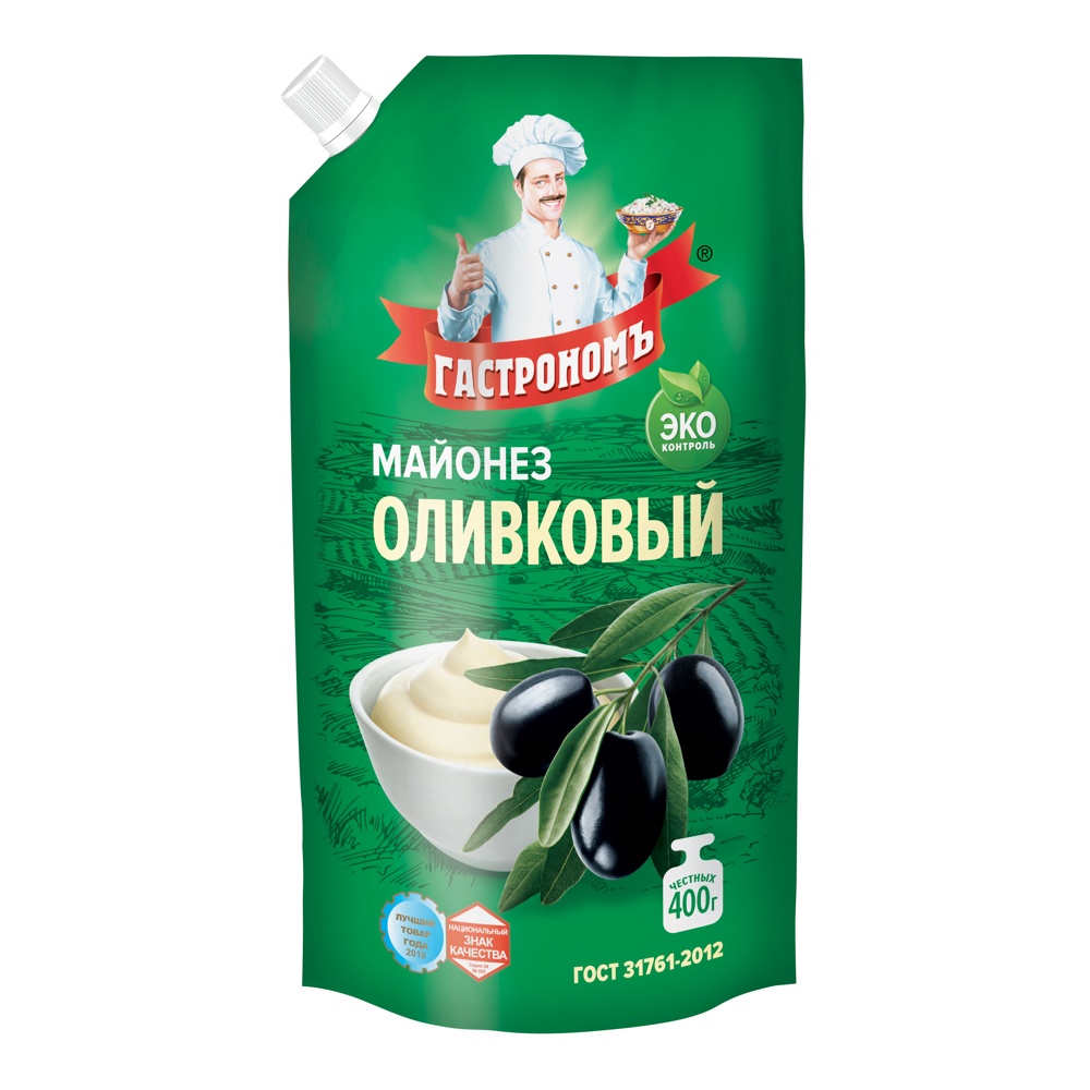 Майонез Гастроном Оливковый 50% 400г