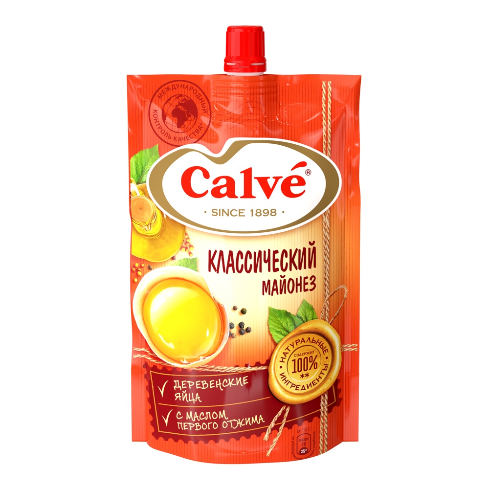 Майонез Кальве Классический 50% 400г