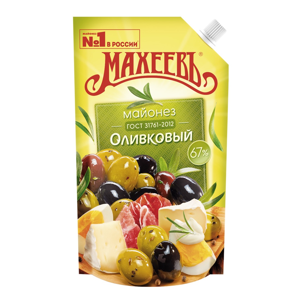 Майонез Махеевъ Оливковый 67% 380г