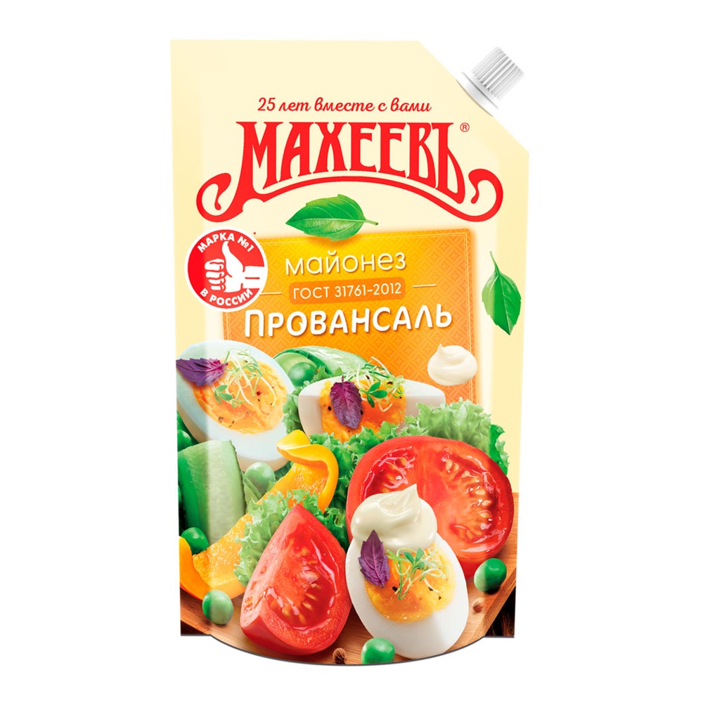 Майонез Махеевъ Премиум Провансаль 50,5% 380г с дозатором