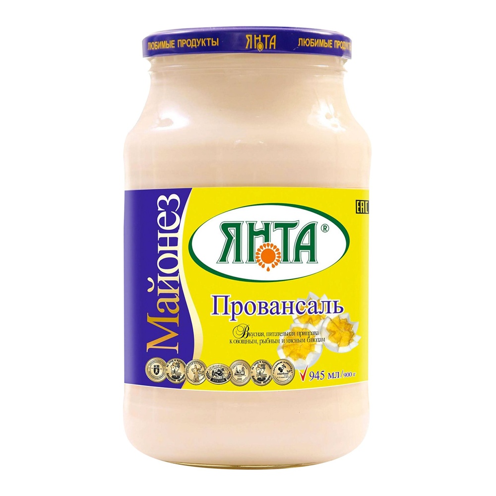 Майонез Янта Провансаль 67% 900г ст/б