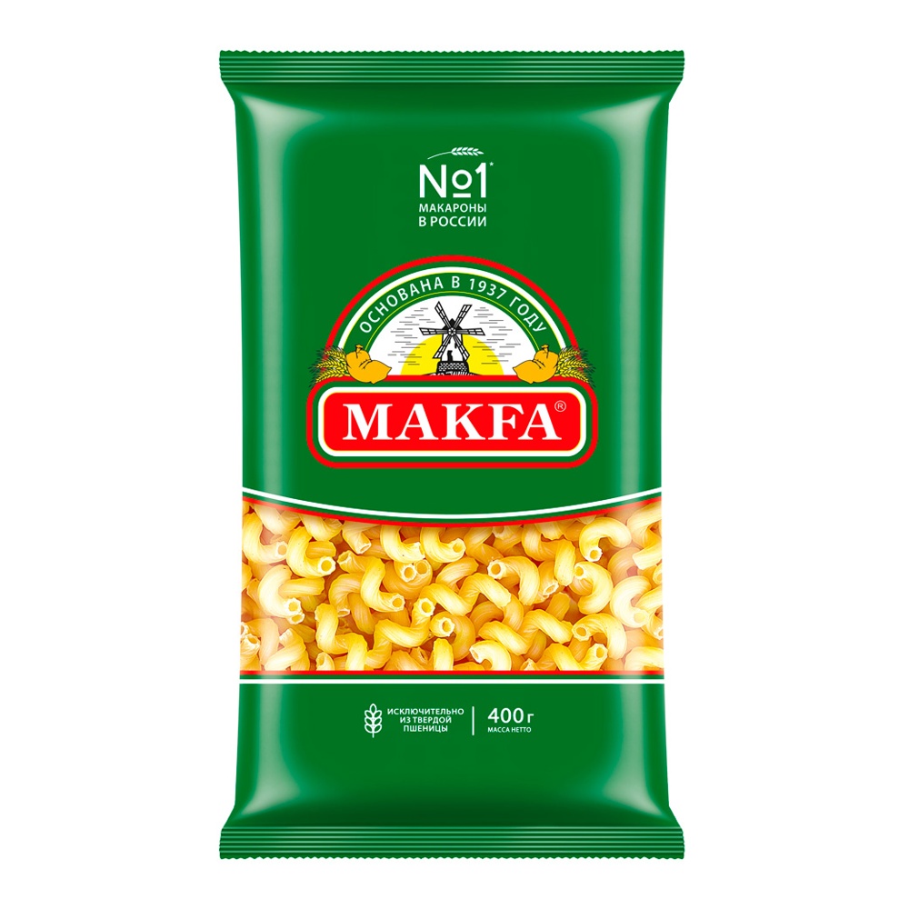 Макароны Макфа Витки высший сорт 400г