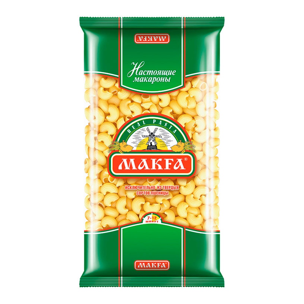 Макароны Макфа Улитки высший сорт 400г