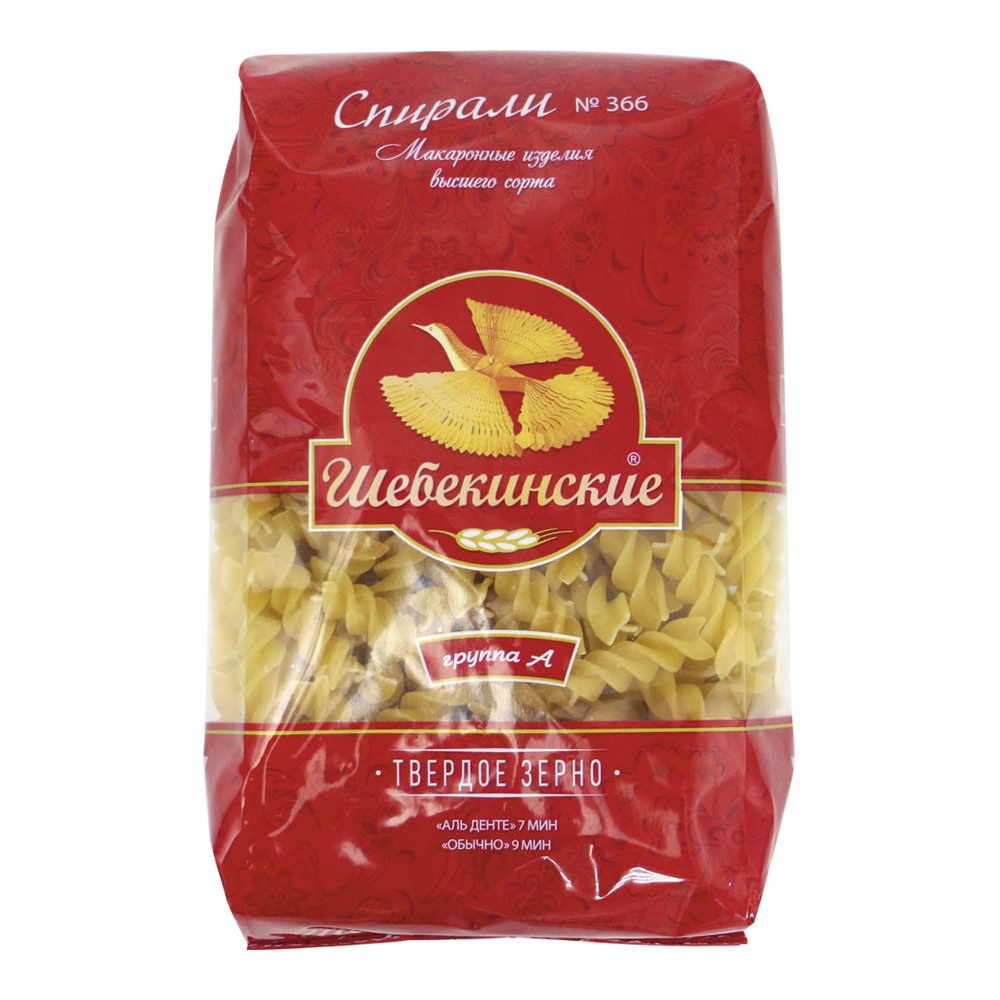Макароны Шебекинские Спираль №366 450г