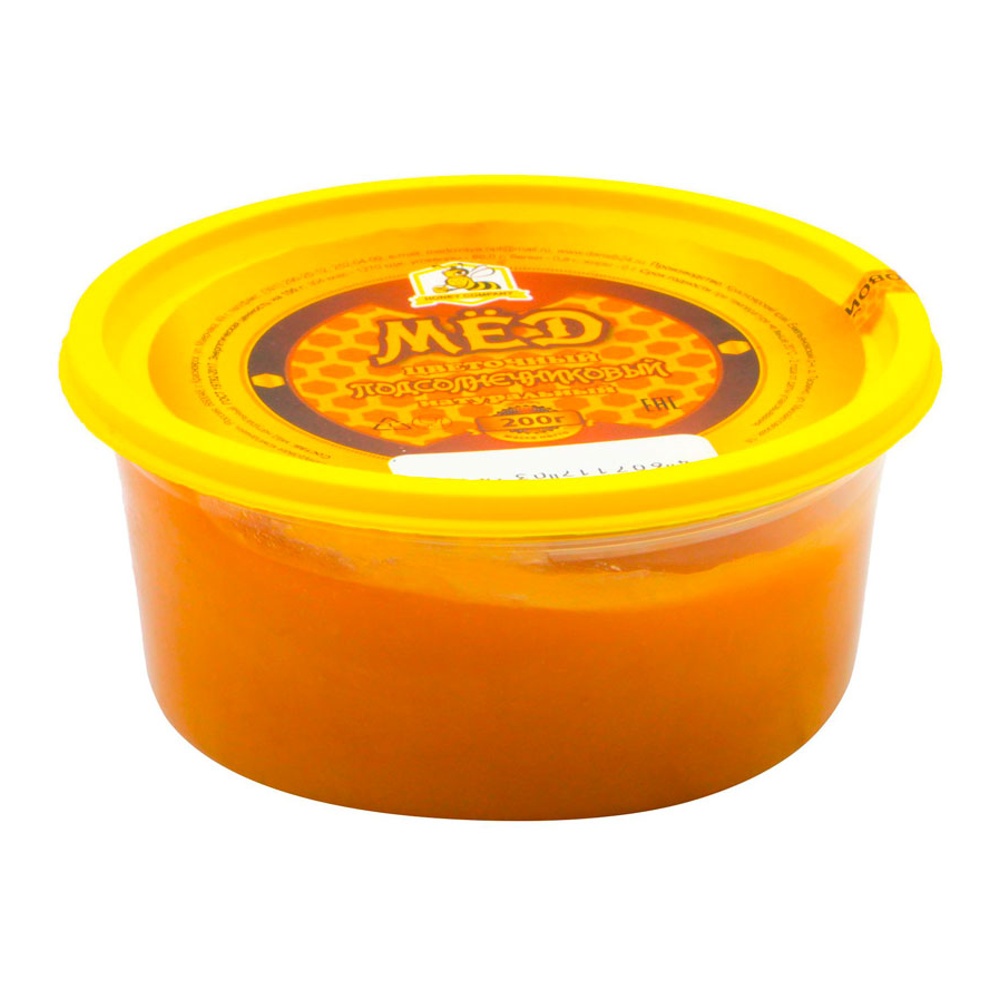 Мед Медовица натуральный подсолнечниковый 200г