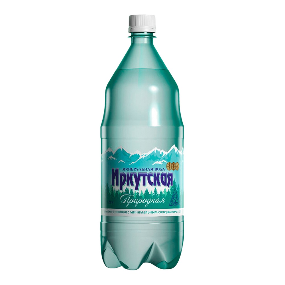 Минеральная вода Иркутская Природная лечебно-столовая минимальной газации 1,25л