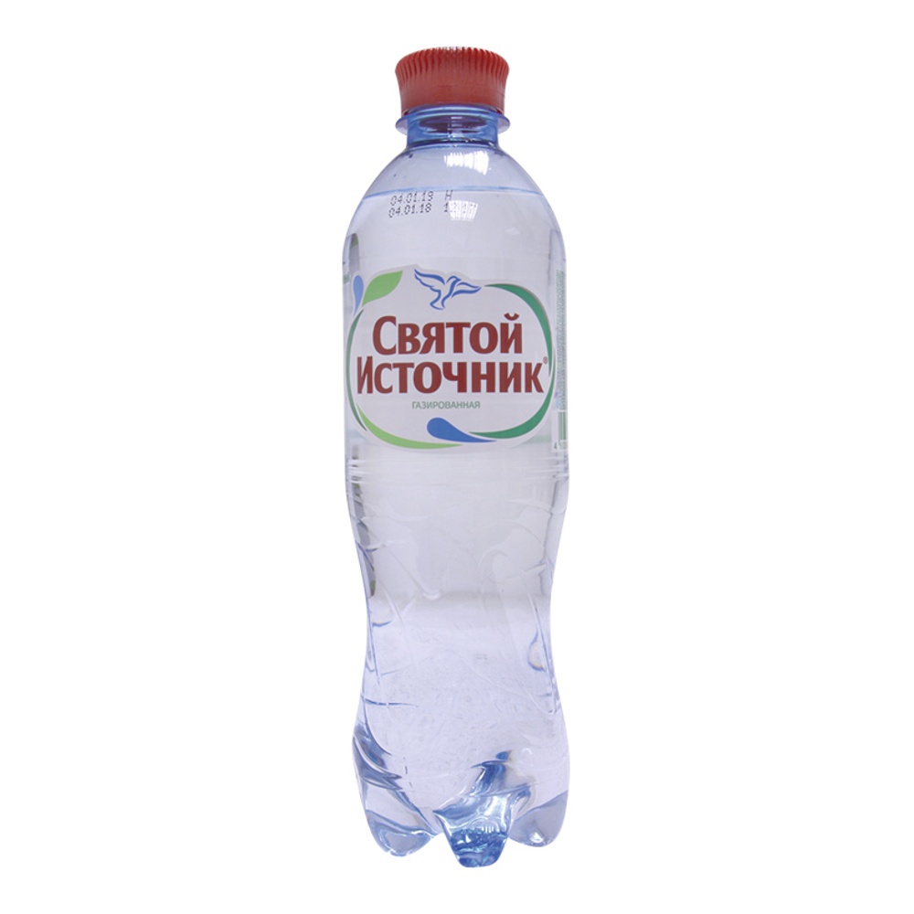Минеральная вода Святой Источник газированная 0,5л