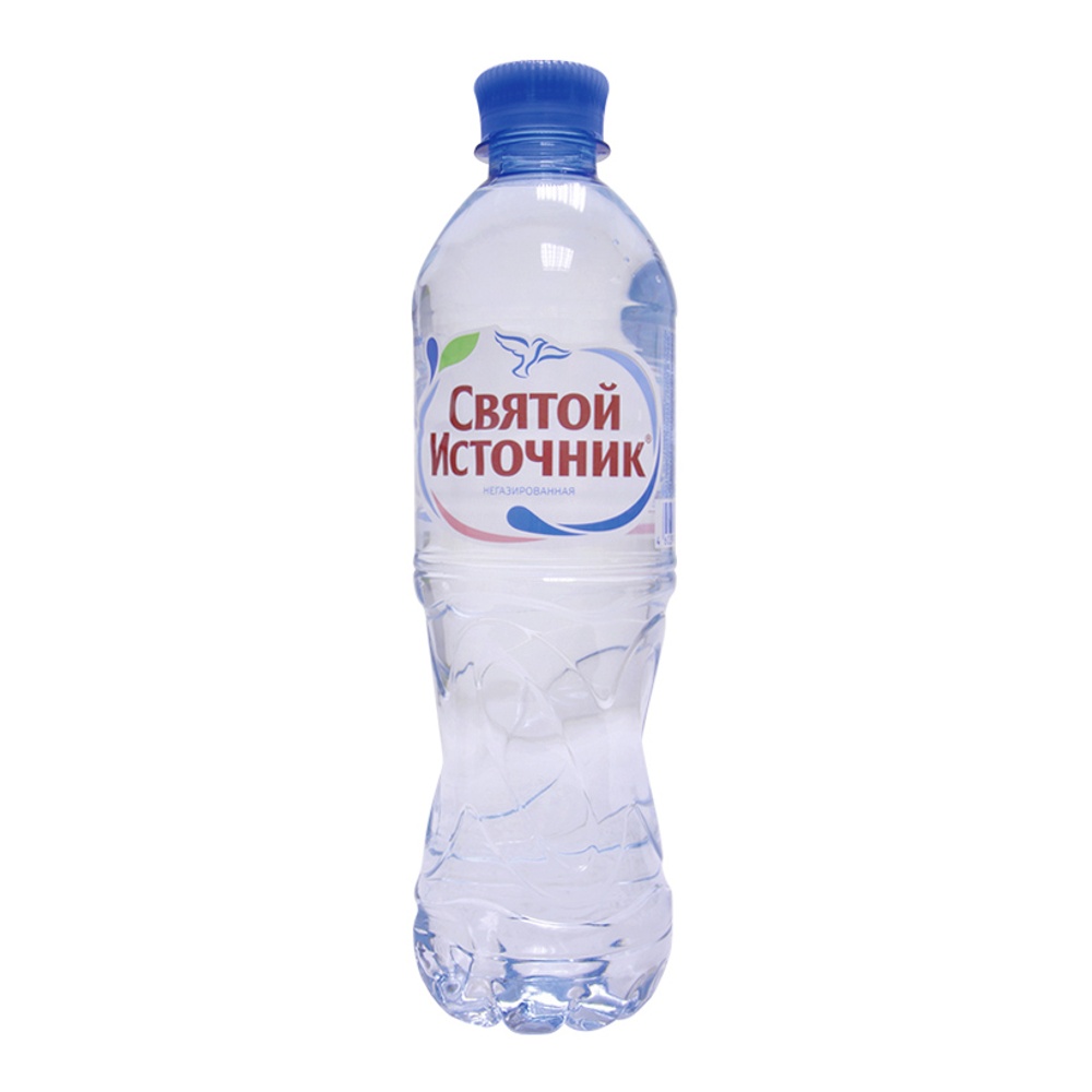 Минеральная вода Святой Источник негазированная 0,5л