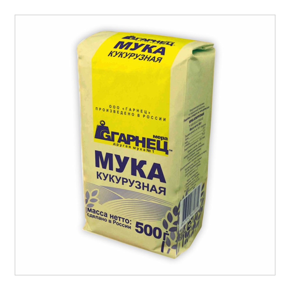 Мука Гарнец кукурузная 500г