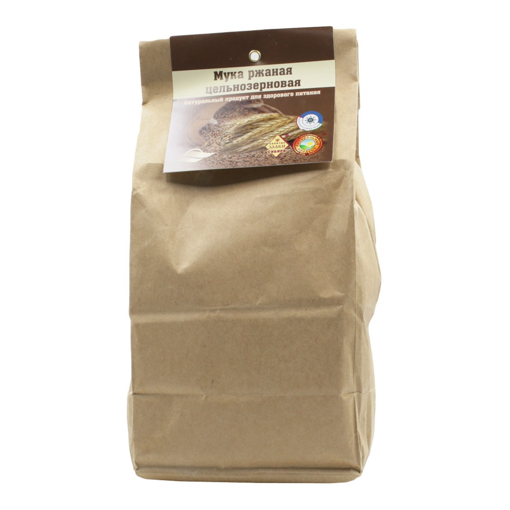 Мука Злаки Сибири ржаная цельнозерновая 1000г