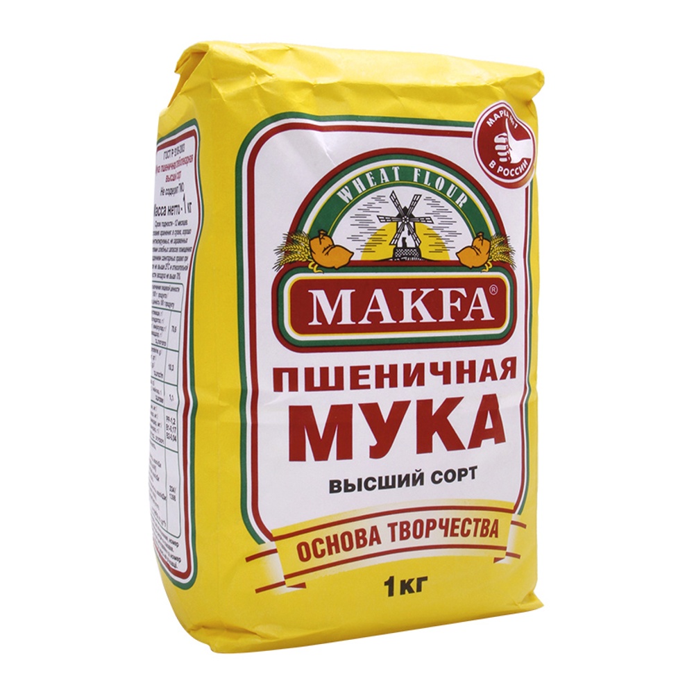 Мука Макфа пшеничная в/с 1000г