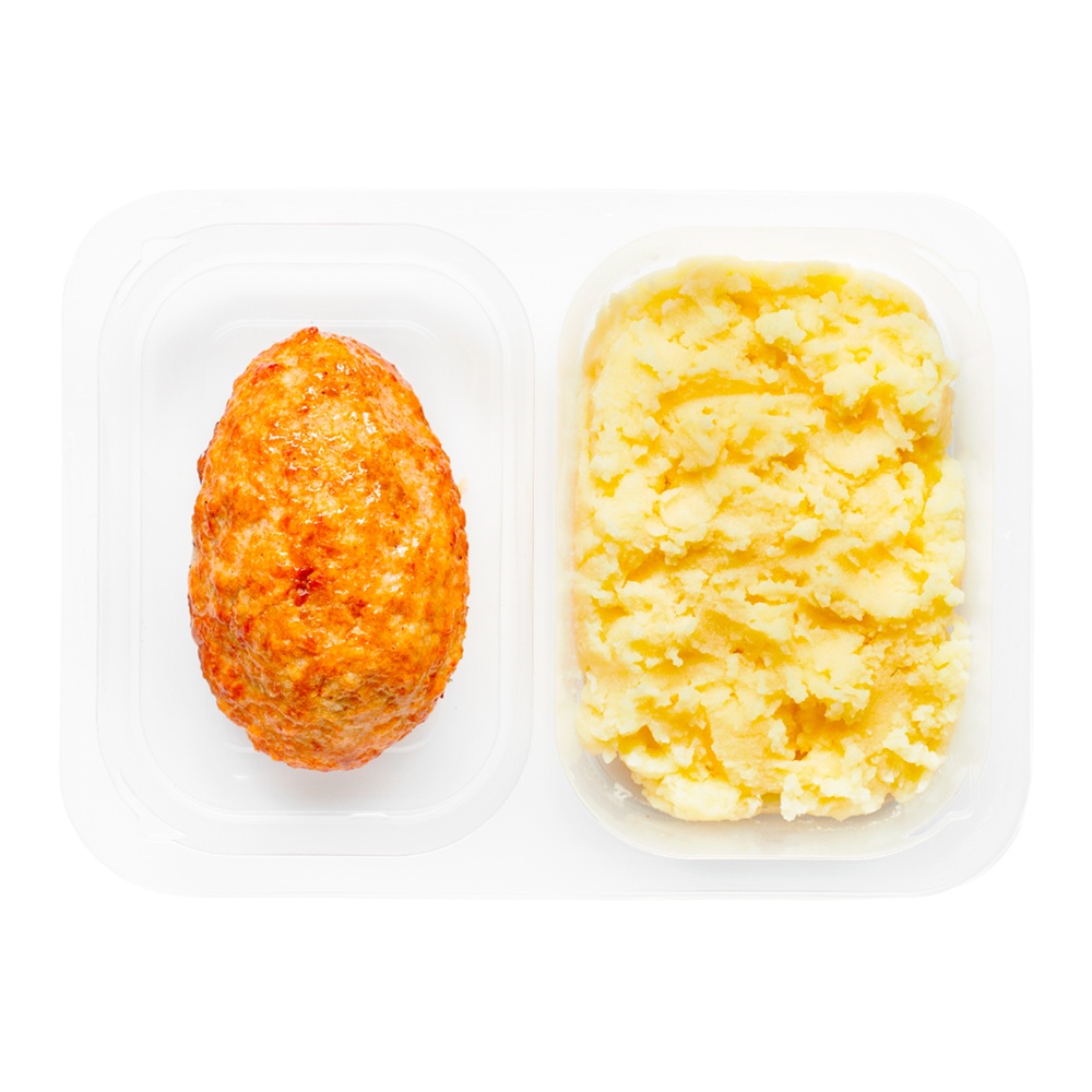 Набор №5 Котлета Домашняя новая с картофельным пюре 250г Командор