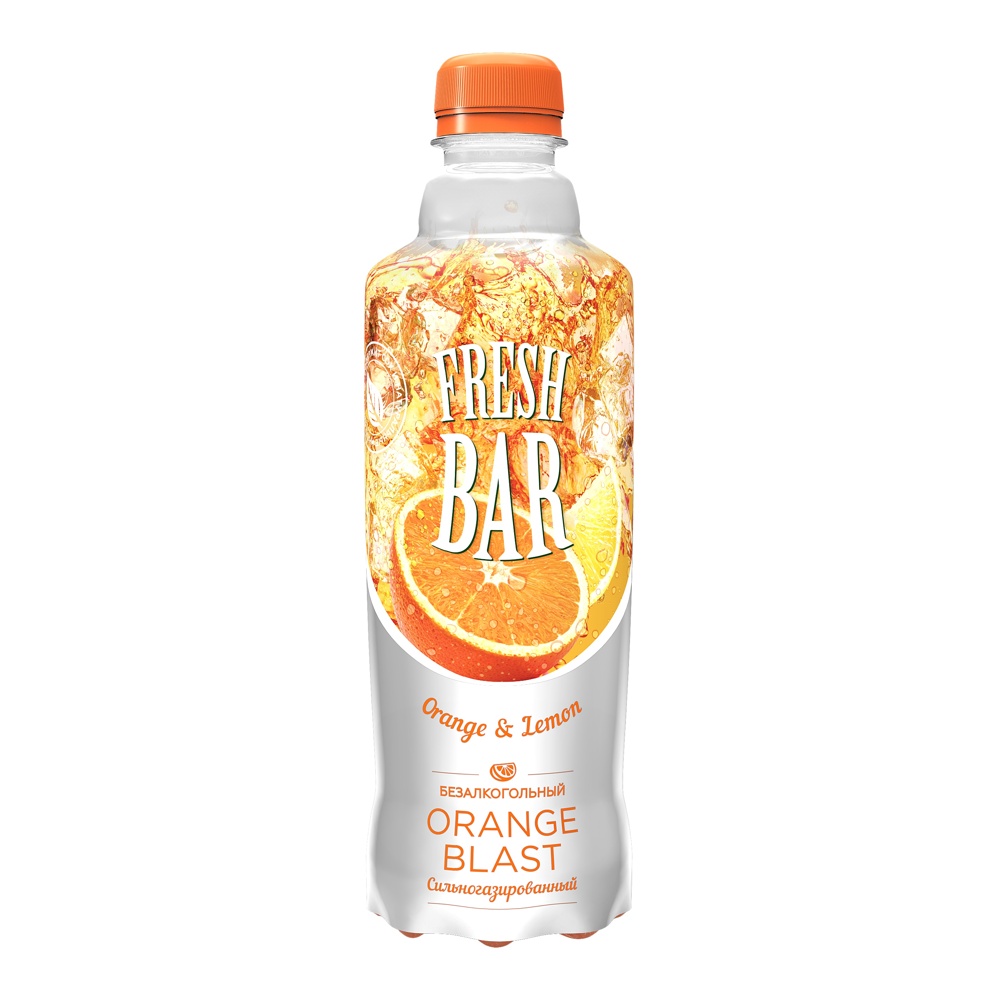 Напиток газированный  Фреш Бар Оранж Бласт 0,48л