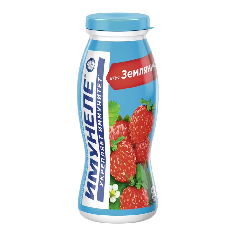 Напиток кисломолочный Имунеле Нео 1,2% 100г земляника