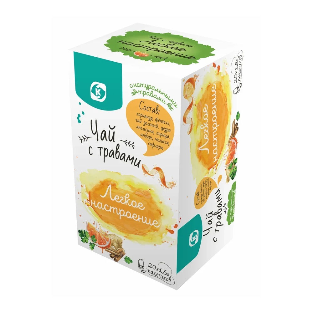 Напиток чайный Командор Легкое настроение 20п*1,5г