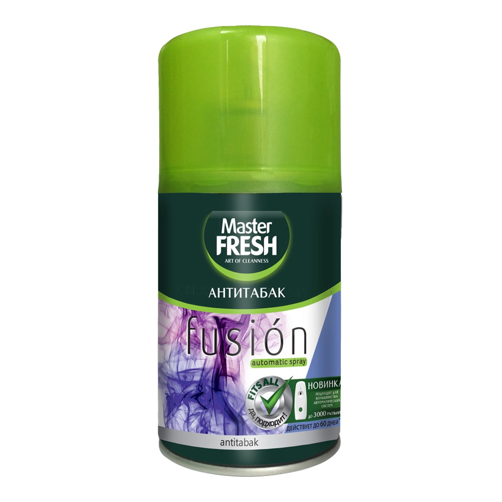 Освежитель воздуха Мастер Фреш авт. Антитабак 250мл сменный балон