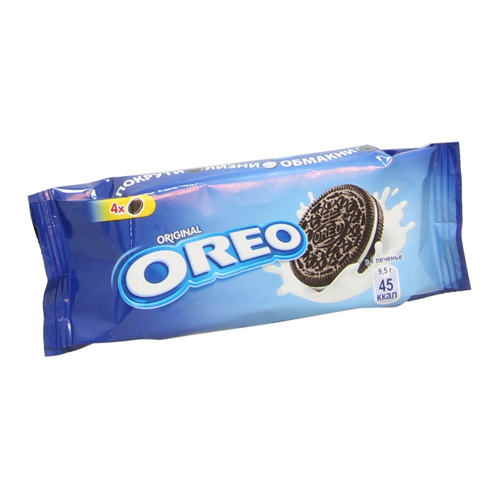 Печенье Орео с какао и начинкой с ванильным вкусом 38г