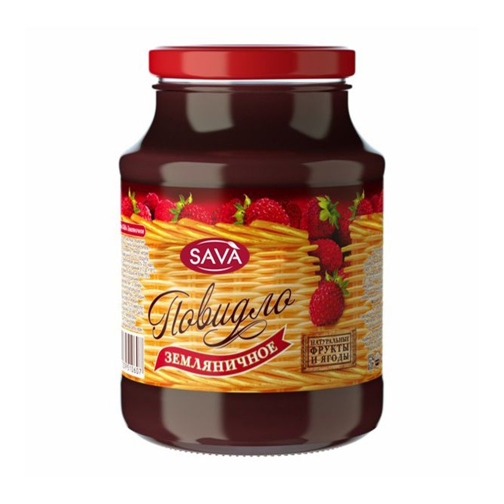 Повидло Сава Земляничное 610г