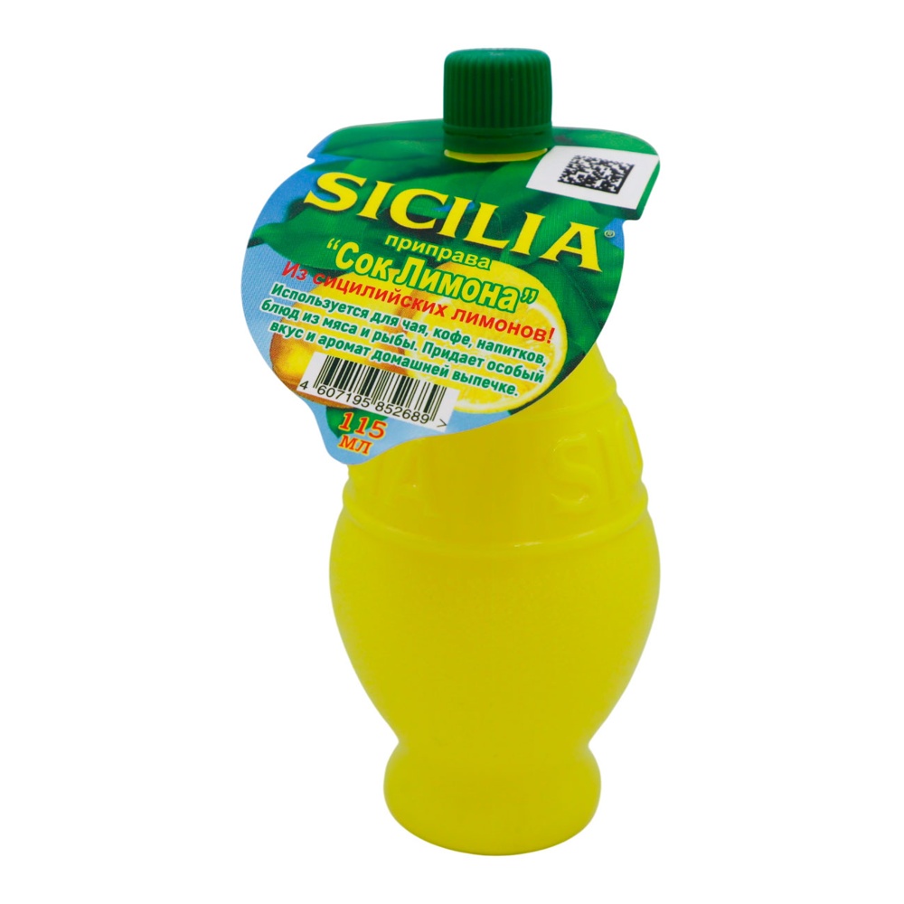 Приправа натуральная Сицилия Сок лимона 115мл