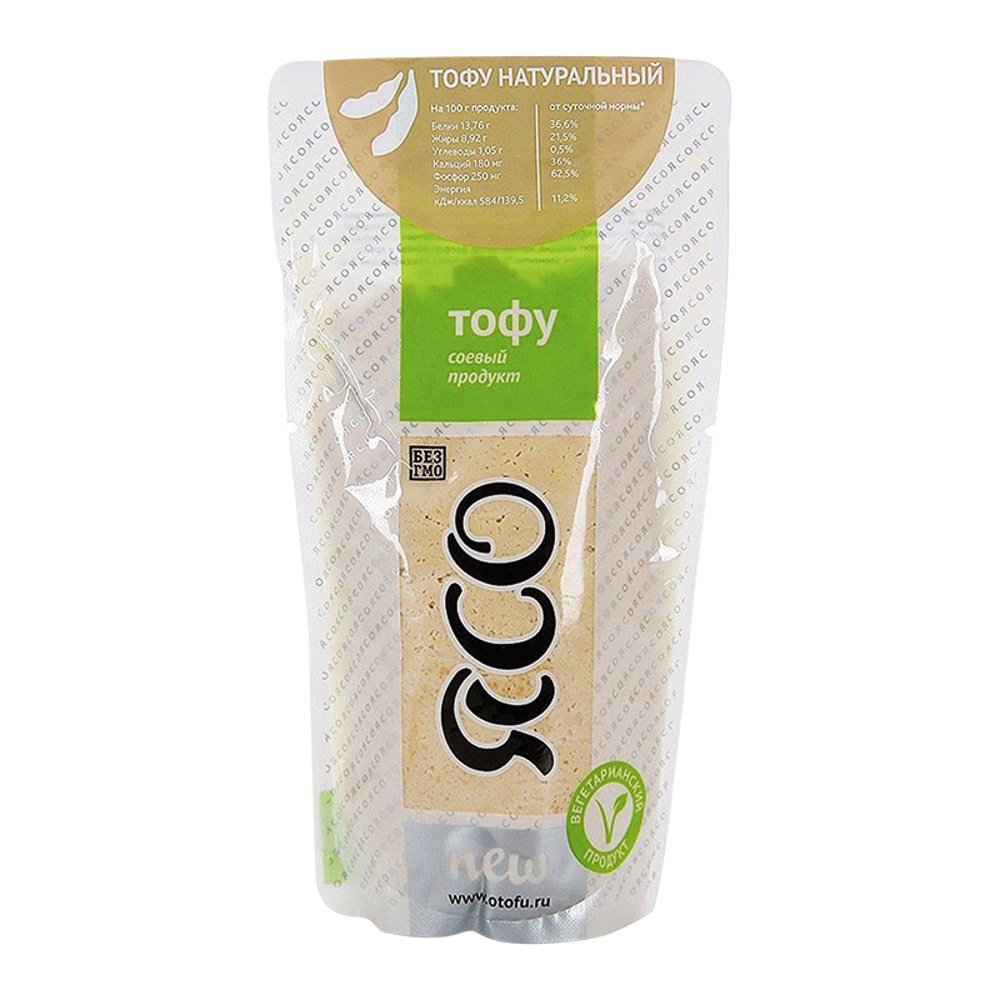 Продукт белковый соевый Тофу Ясо Натуральный 175г м/у