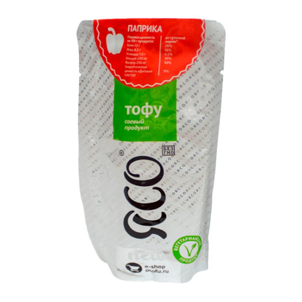 Продукт белковый соевый Тофу Ясо Паприка 175г м/у