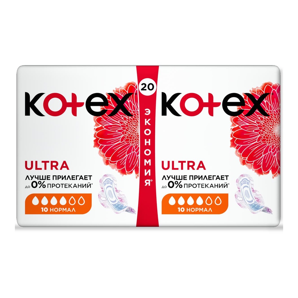 Прокладки Котекс Ультра Драй Нормал 20шт