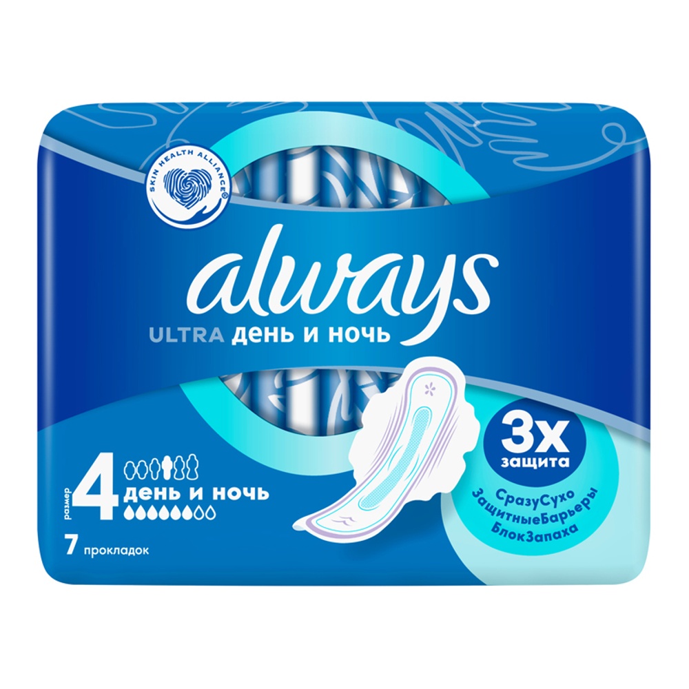 Прокладки Олвейс Ультра Найт 7шт