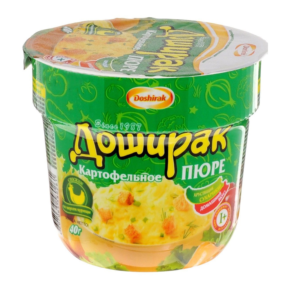 Пюре картофельное Доширак со вкусом курицы 40г