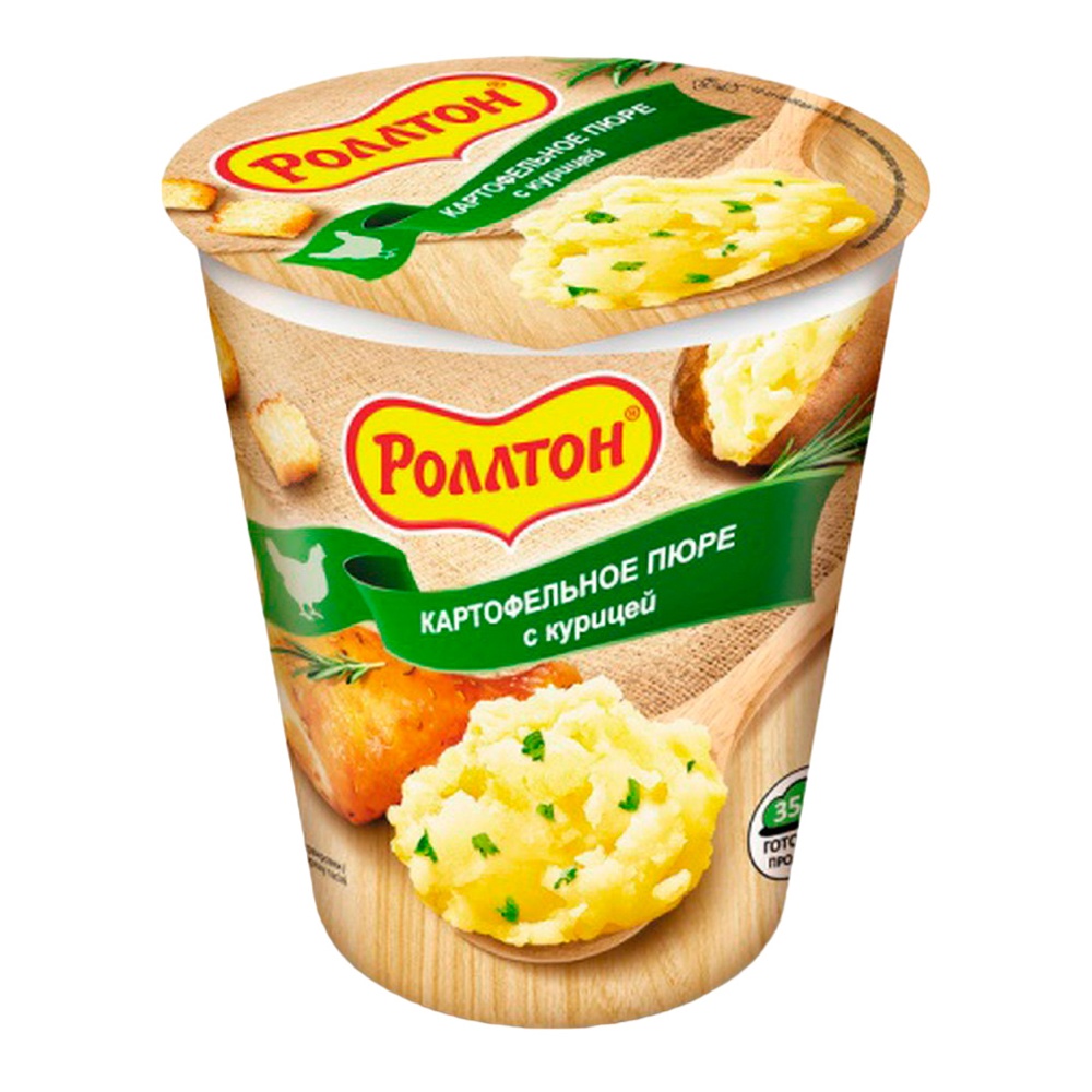 Пюре картофельное Роллтон с курицей 55г
