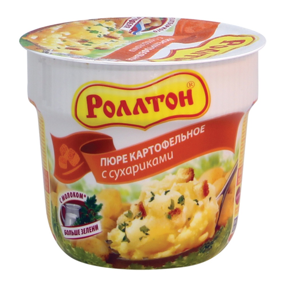 Пюре картофельное Роллтон с сухариками 40г