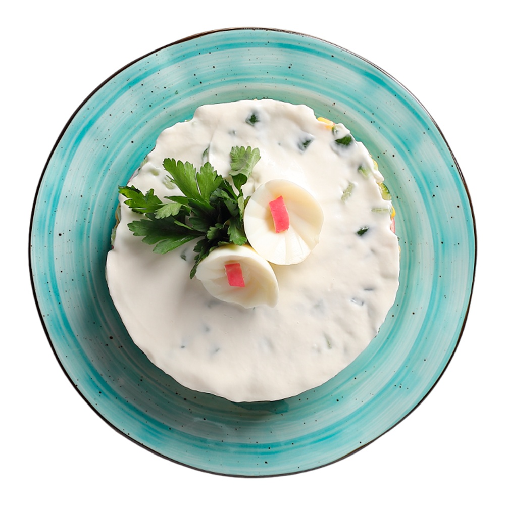 Салат из крабовых палочек с кукурузой и рисом 100г Командор