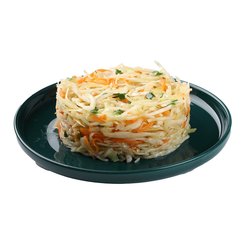 Салат из маринованной капусты с зеленым луком 100г Командор