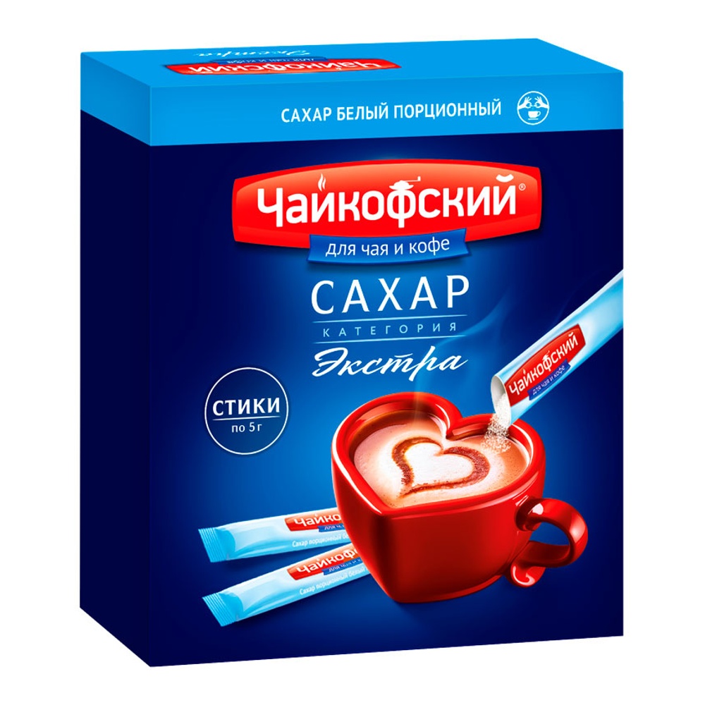 Сахар Чайкофский 5г*60 стиков