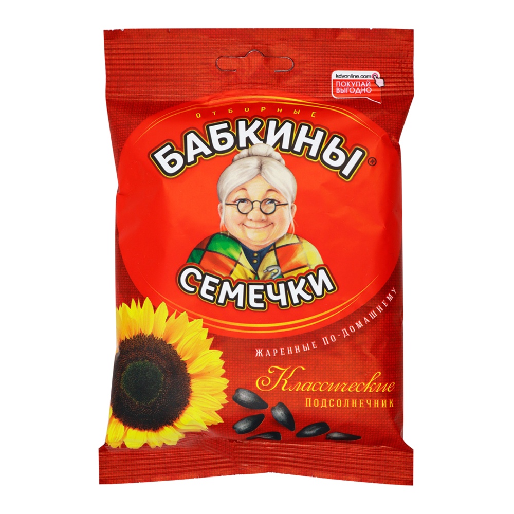 Семечки Бабкины жареные 100г