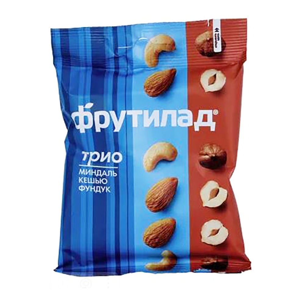 Смесь ореховая Фрутилад Трио миндаль, кешью, фундук 35г