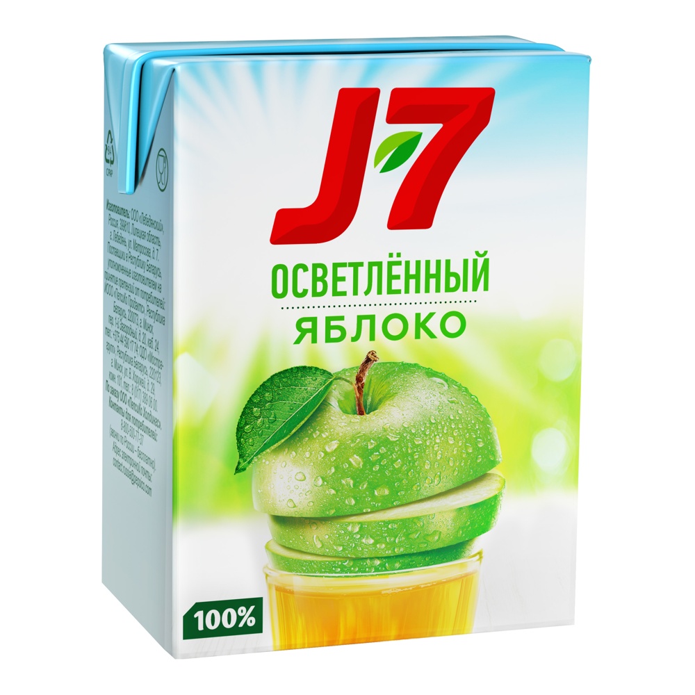 Сок J7 0,2л Яблоко зеленое