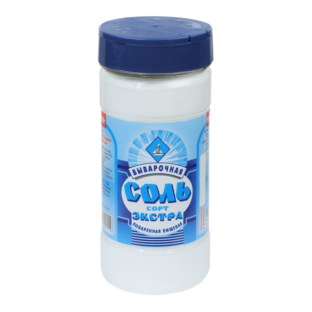 Соль Экстра поваренная пищевая выварочная 500г шейкер