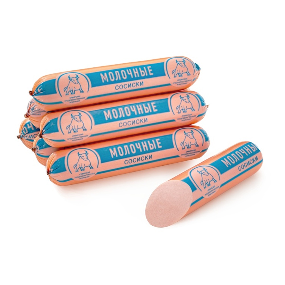 Сосиски Молочные 1кг в з/с СПК