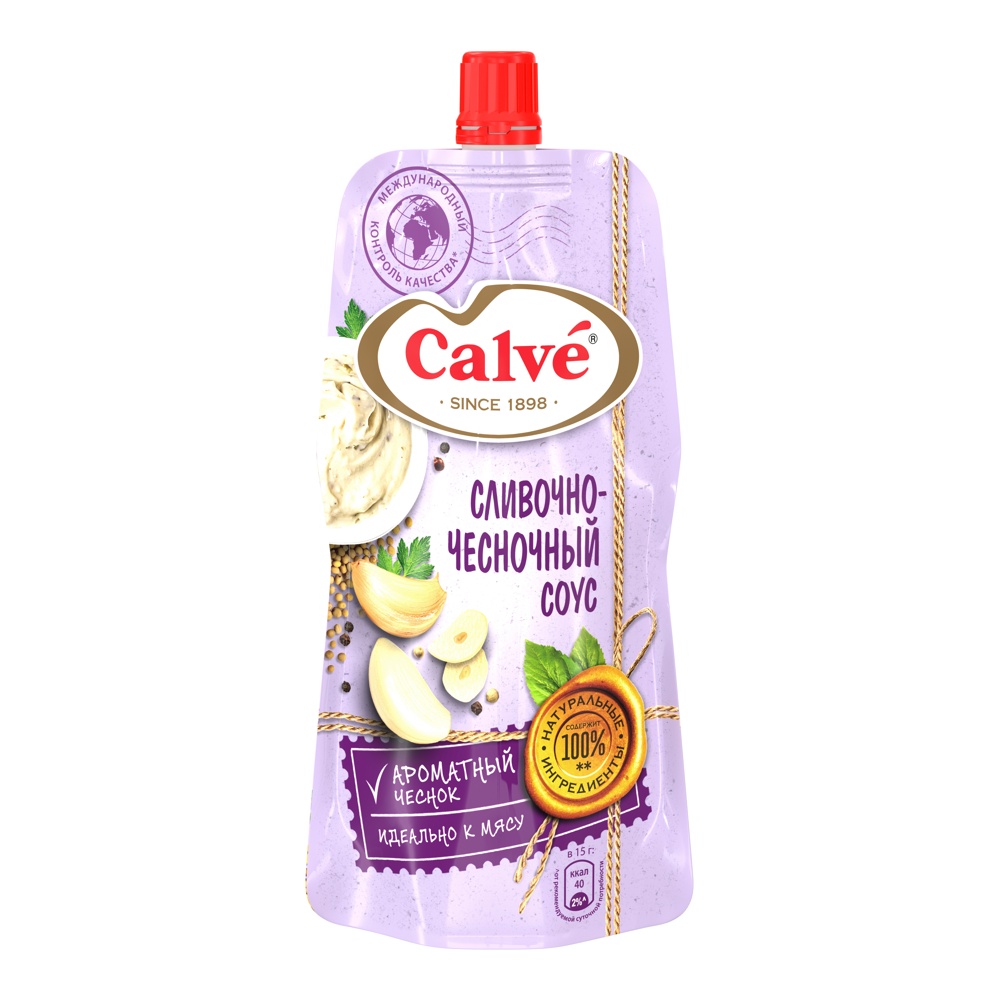 Соус Кальве Сливочно-чесночный для мяса 230г